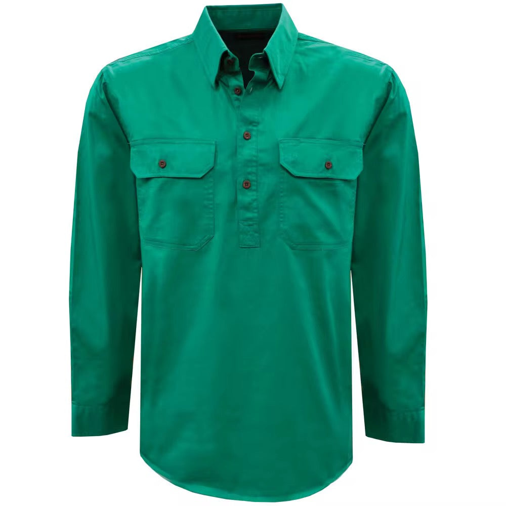 Country wise “Tameruka workwear” green.
